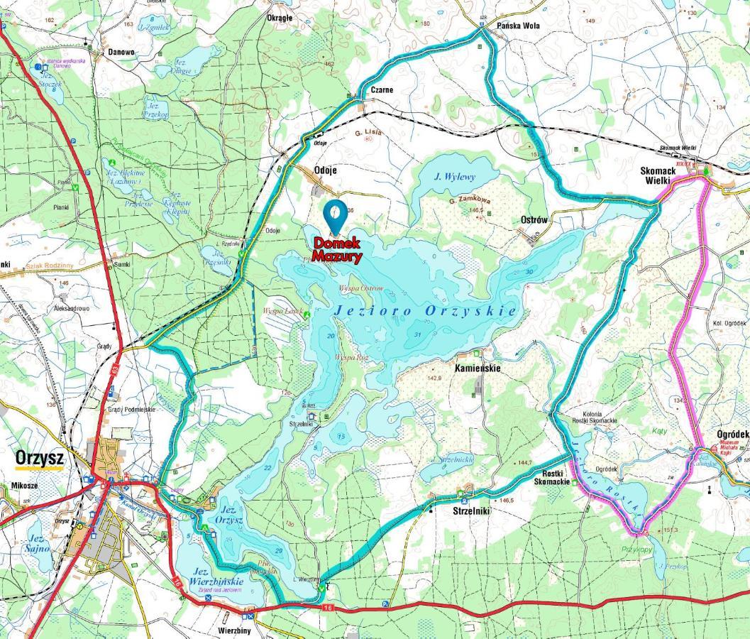Domek Mazury - Jezioro Ожиш Екстер'єр фото